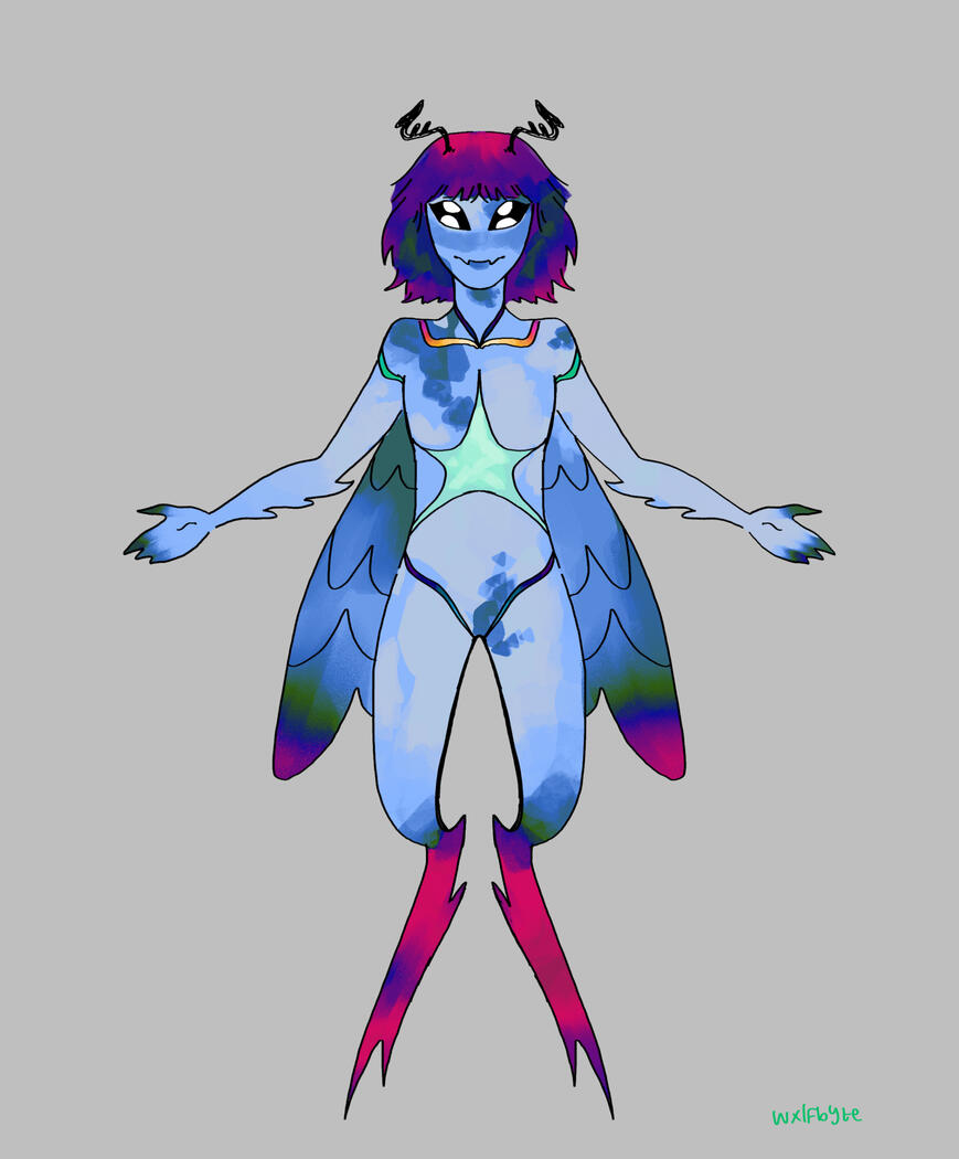 digital art. character design example