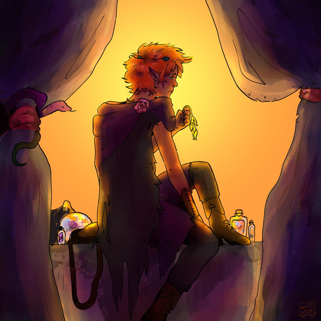 Personal Art of my long time character from Dungeons and Dragons. Digitally sketched and rendered.