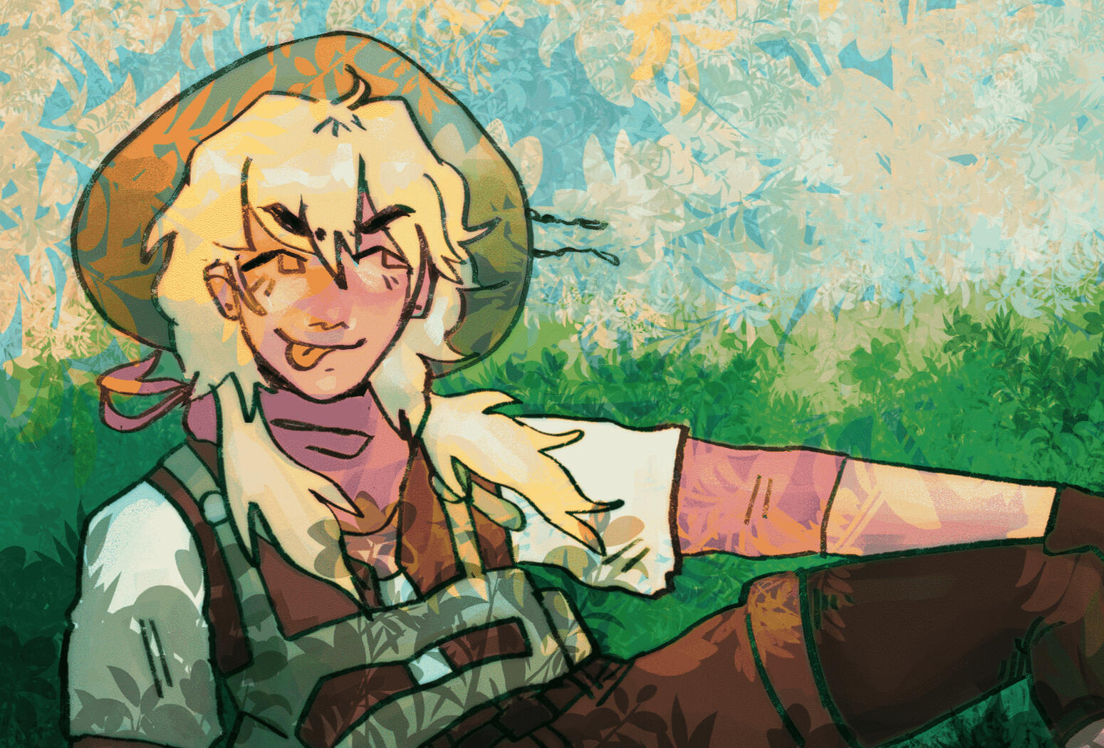 Gift art for Art Fight. Digitally sketched and rendered. Character by GummyWormz